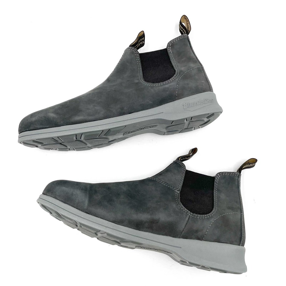 New Blundstone 1398 Gray Suede Leather Chelsea Boots Men's Sz 11 US - Picture 7 of 9